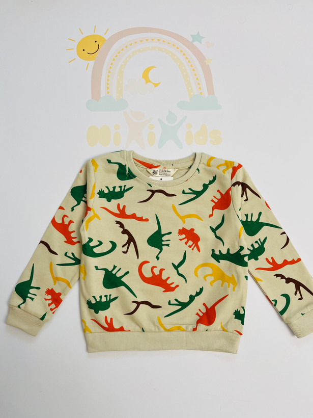 بلوز دورس بچگانه پسرانه H&M طرح دایناسور